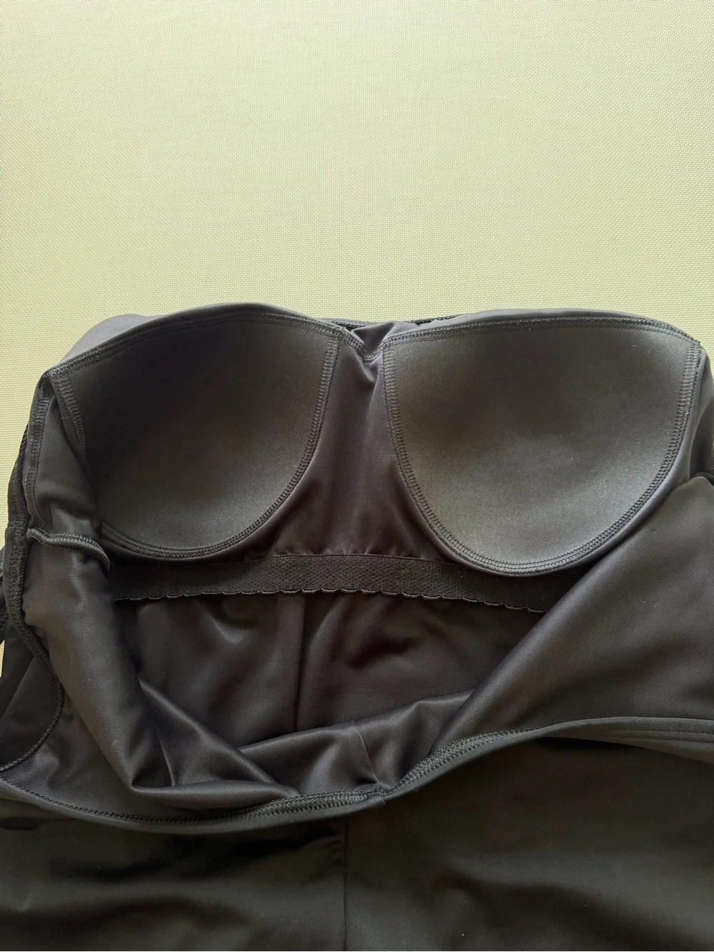 Lands' End Black One-Piece Swimsuit size 16